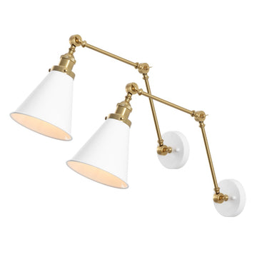 Rover 7" Adjustable Arm Metal LED Wall Sconce